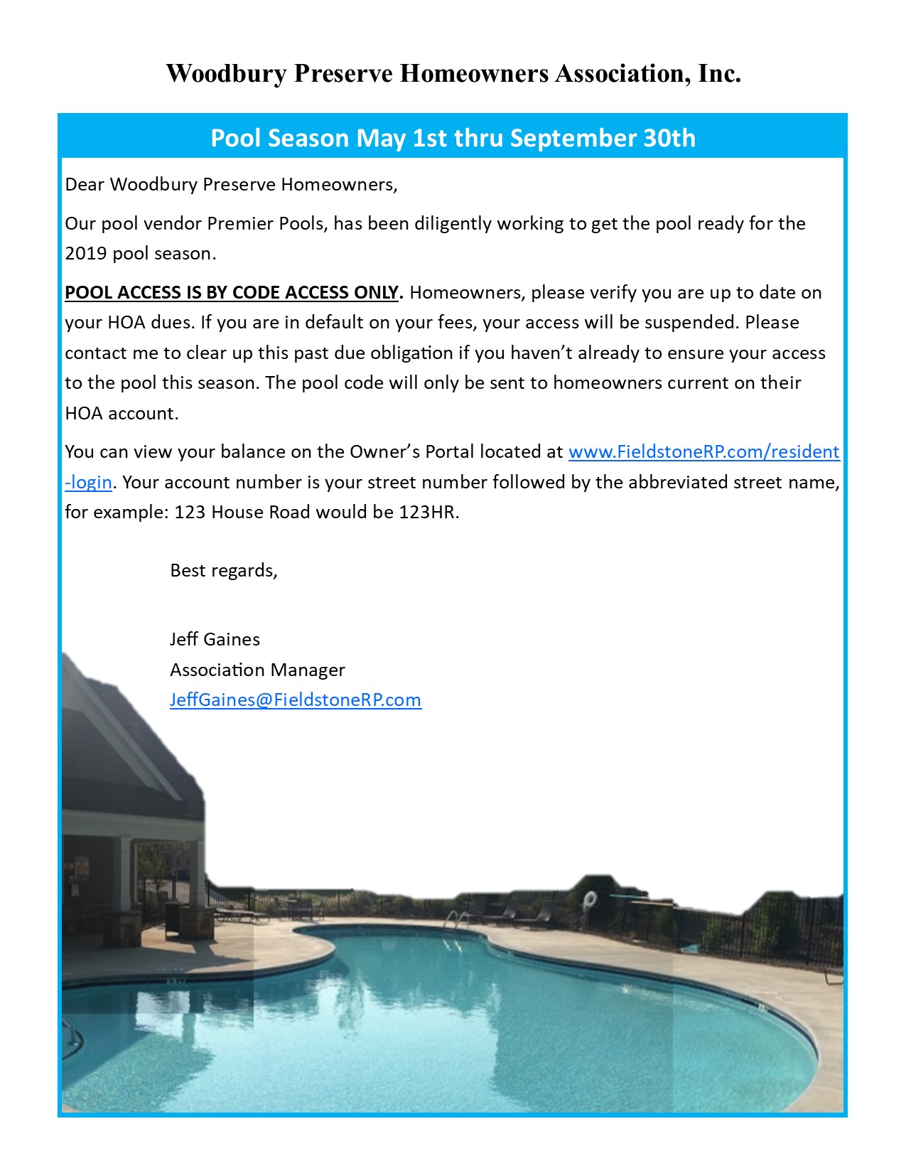 2019 Pool Flyer